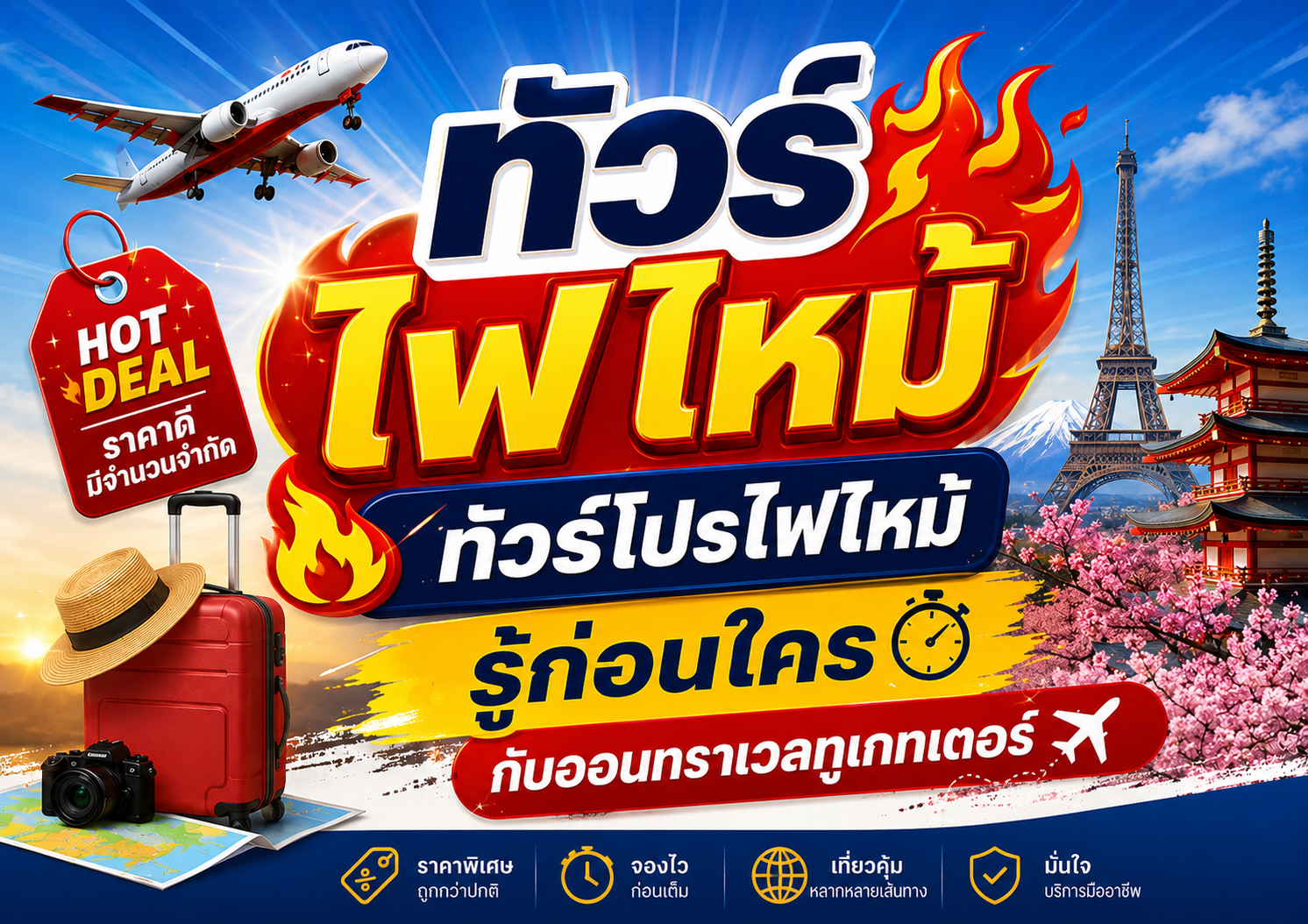 ทัวร์ไฟไหม้ ทัวร์โปรไฟไหม้ คืออะไร